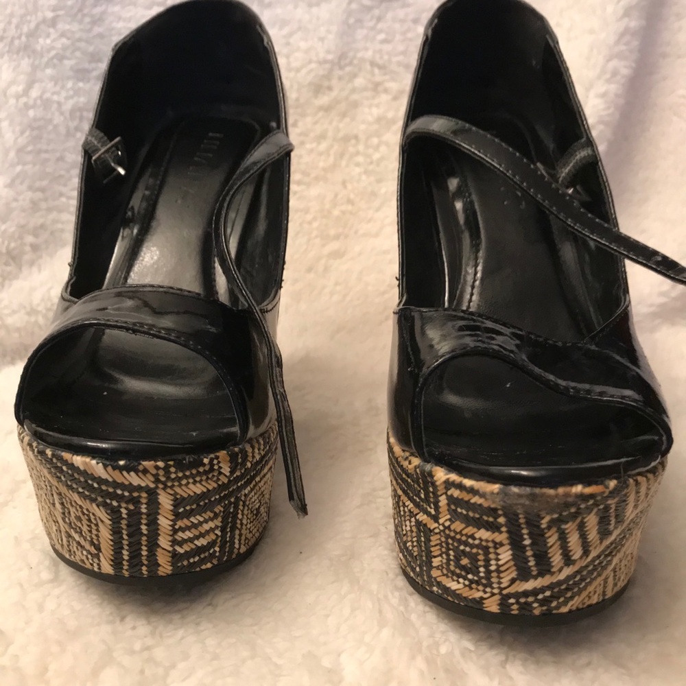 Ladies black Slingbacks